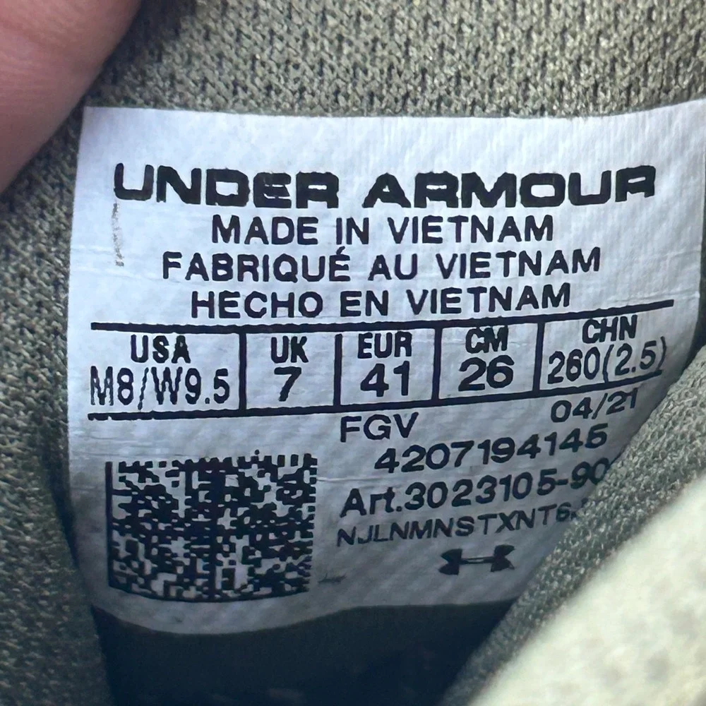 Under Armour HOVR Ridge Storm Proof Camo Hunting Boots 3023105-900 Mens 8 W 9.5